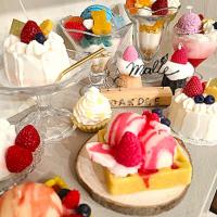 思わず食べてしまいそうになるスイーツキャンドル！ ケーキやパフェ、マカロンなど美味しそう〜なキャンドルが作れます！