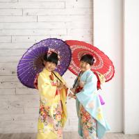 七五三　レンタル着物も多数ご用意しております。