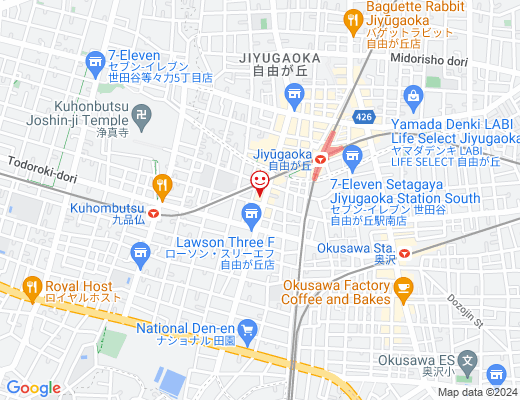 おばんざい十二ヶ月 自由が丘店（8月下旬OPEN予定） / じゅうにかげつの地図 - クリックで大きく表示します