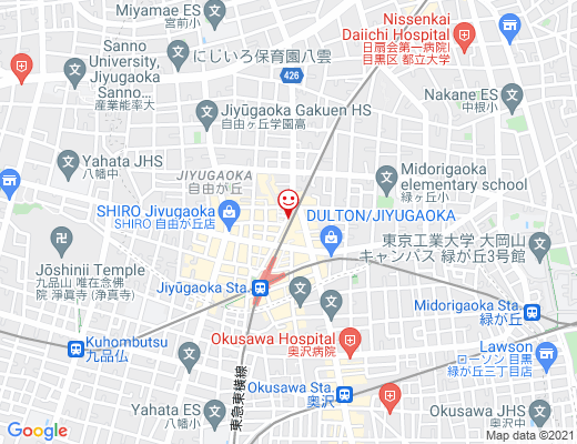 Asahi karaoke Bar 自由が丘 / アサヒ カラオケバーの地図 - クリックで大きく表示します