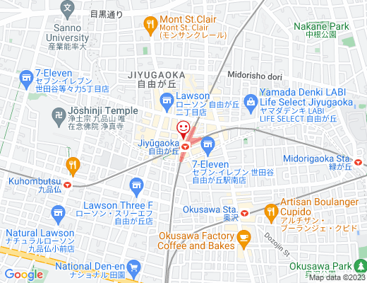 ブランジェ浅野屋 etomo自由が丘店 / アサノヤの地図 - クリックで大きく表示します