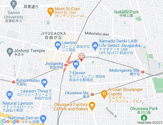 バイセル 自由が丘駅前店の地図 - クリックで大きく表示します