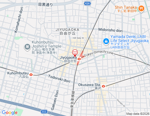 chocoZAP 自由が丘駅前 / チョコザップ（4月20日OPEN予定）の地図 - クリックで大きく表示します