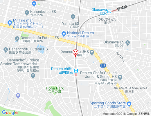 Deco’s Dog Cafe 田園茶房 / デコズドッグカフェの地図 - クリックで大きく表示します