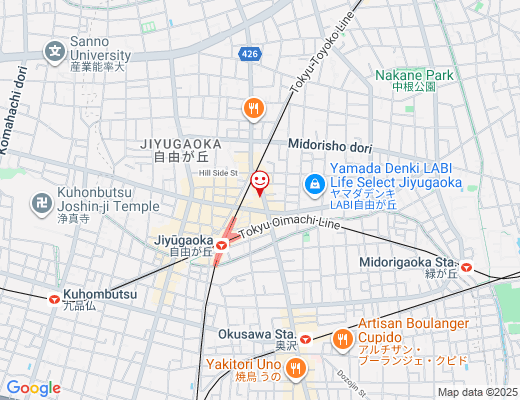 ému Flower 自由が丘店 / エミュフラワーの地図 - クリックで大きく表示します