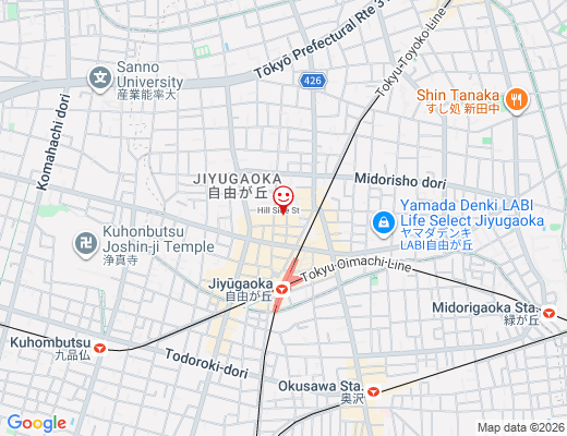 眉毛専門店 EAGLE 自由が丘 / イーグルの地図 - クリックで大きく表示します