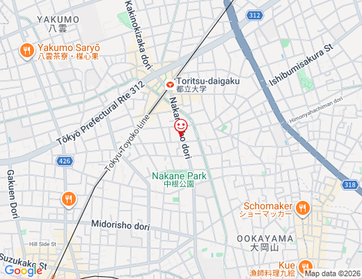 芳香麻辣湯 都立大学店 (9月14日OPEN予定) / ファンシャンマーラータンの地図 - クリックで大きく表示します