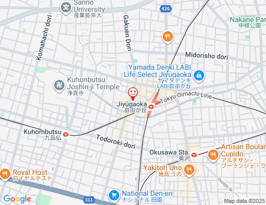 FIT-EASY 自由が丘店 （11月11日OPEN予定） / フィットイージーの地図 - クリックで大きく表示します