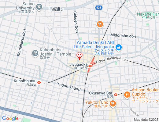 forest / フォレストの地図 - クリックで大きく表示します