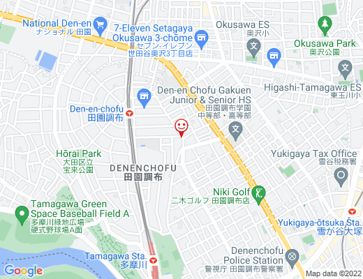 ふわこっぺ 田園調布店の地図 - クリックで大きく表示します