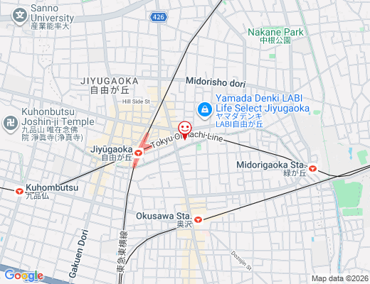 guu table (10月OPEN予定) / グーテーブルの地図 - クリックで大きく表示します
