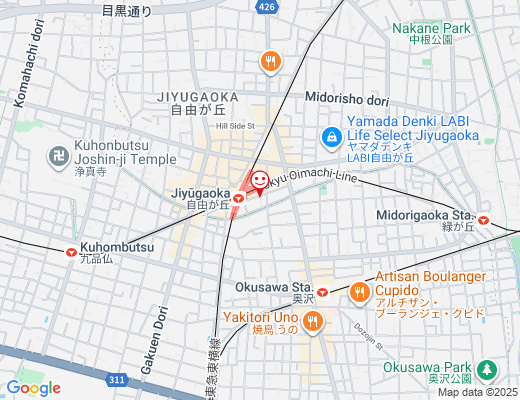 HAL'S BAGEL. jiyugaoka lab (11月初旬OPEN予定) / ハルズベーグル 自由が丘ラボの地図 - クリックで大きく表示します
