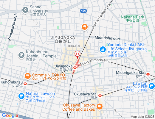 HAYAMA AROMANCE 自由が丘店 / ハヤマ アロマンスの地図 - クリックで大きく表示します