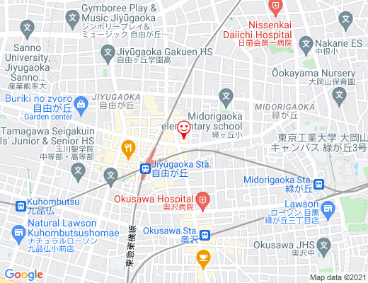 東京食パン壱よし 自由が丘本店 / いちよしの地図 - クリックで大きく表示します
