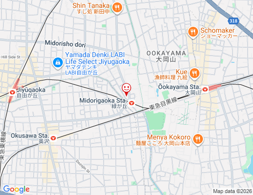 定食・居酒屋いえじの地図 - クリックで大きく表示します