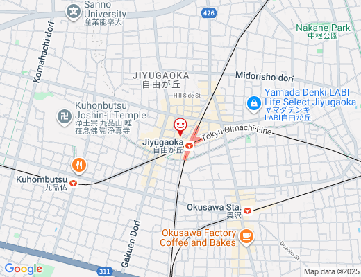 I'm donut？ 自由が丘 / dacō（近日OPEN予定） / アイムドーナツ / ダコーの地図 - クリックで大きく表示します