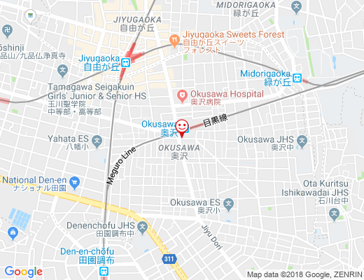 桜の杜 伊勢屋 奥沢店 / いせやの地図 - クリックで大きく表示します