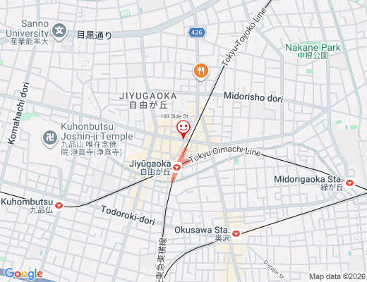 叙々苑 自由が丘駅前店 / じょじょえん（2026年9月17日OPEN予定）の地図 - クリックで大きく表示します