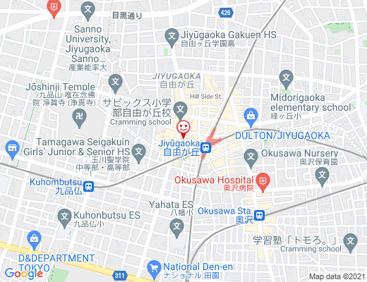 KEN'S CAFE TOKYO 自由が丘店 / ケンズカフェ東京の地図 - クリックで大きく表示します
