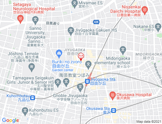 KEYUCA 自由が丘店 / ケユカの地図 - クリックで大きく表示します