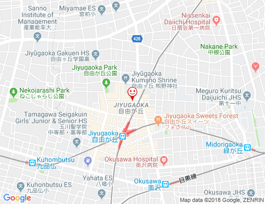 Korean Dining Bar Gu / コリアンダイニングバー グーの地図 - クリックで大きく表示します