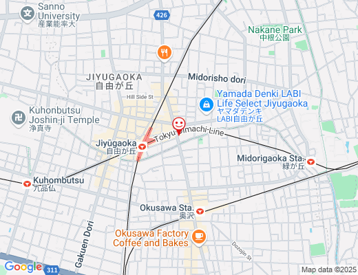 七宝麻辣湯 自由が丘店（9月26日OPEN予定） / チーパオマーラータンの地図 - クリックで大きく表示します