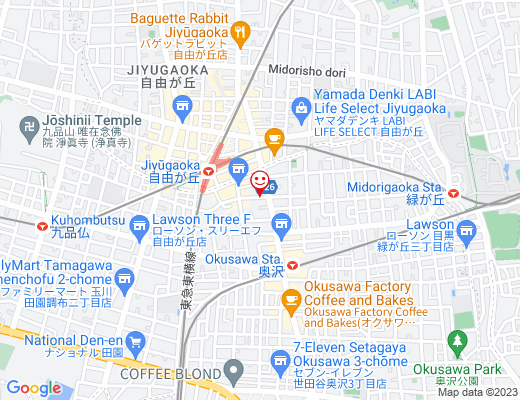 Marché jiyugaoka / マルシェジユウガオカの地図 - クリックで大きく表示します