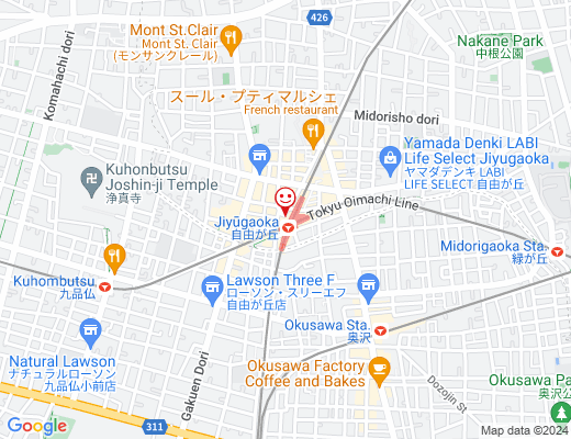 丸山珈琲 エトモ自由が丘店 / マルヤマコーヒーの地図 - クリックで大きく表示します