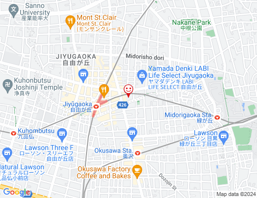 マツモトキヨシ 自由が丘店の地図 - クリックで大きく表示します