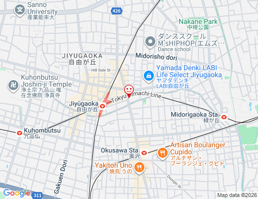 Nail salon Apricot 自由が丘 / アプリコットの地図 - クリックで大きく表示します