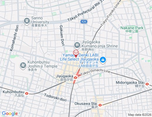 NEL自由が丘院 / ネルの地図 - クリックで大きく表示します