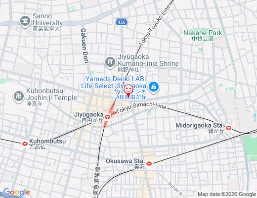 ニイハオ 自由が丘店（近日OPEN予定）の地図 - クリックで大きく表示します