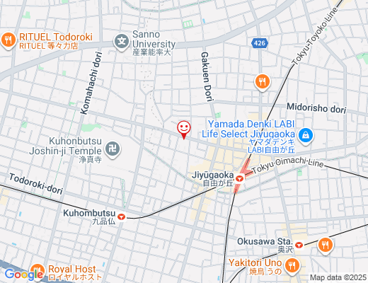 NOAバレエスクール 自由が丘校 / ノアバレエスクールの地図 - クリックで大きく表示します