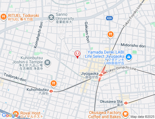 NOAダンス教室 自由が丘校（9月2日OPEN予定） / ノアダンスきょうしつの地図 - クリックで大きく表示します