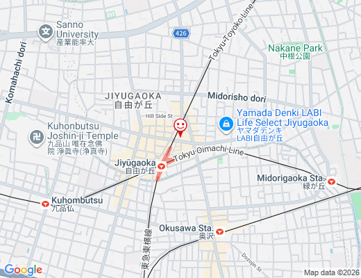 自由が丘 Noct / ノクトの地図 - クリックで大きく表示します
