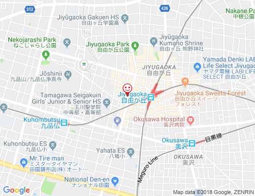 Thai Cafe Piimai 自由が丘店 / タイカフェ ピーマイの地図 - クリックで大きく表示します