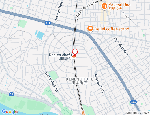 precce田園調布店 / プレッセ田園調布店の地図 - クリックで大きく表示します