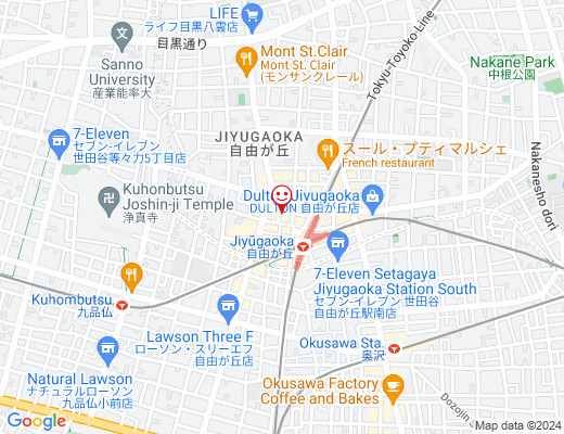 Seria 自由が丘店 / セリア（9月27日OPEN予定）の地図 - クリックで大きく表示します