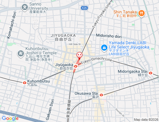 しぶそば 自由が丘店（7月下旬OPEN予定）の地図 - クリックで大きく表示します