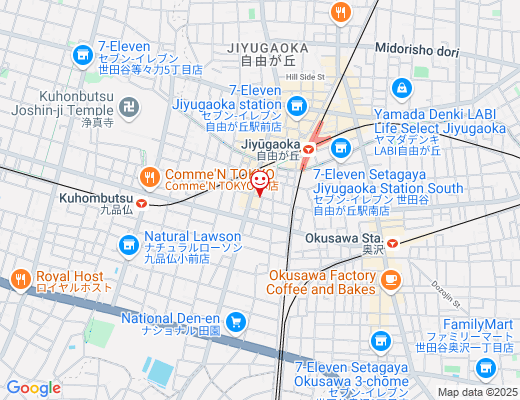 sost. 自由が丘店 / ソストの地図 - クリックで大きく表示します