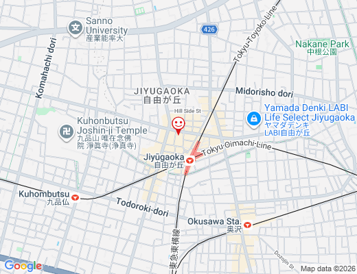 創研学院 自由が丘校 / そうけんがくいんの地図 - クリックで大きく表示します