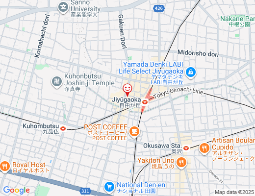サンドラッグ 自由が丘店（9月19日OPEN予定）の地図 - クリックで大きく表示します