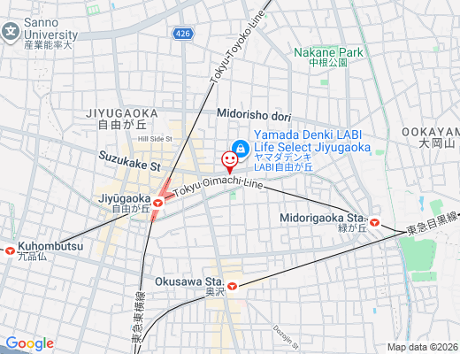 鮨 喜へい / すし きへいの地図 - クリックで大きく表示します