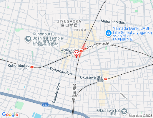 匠 自由が丘駅前整体院（7月21日OPEN予定） / たくみの地図 - クリックで大きく表示します