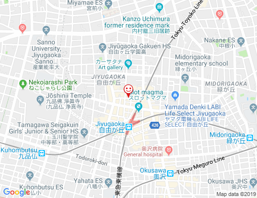 田ノ実 自由が丘店 / Tanomi タノミの地図 - クリックで大きく表示します