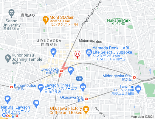 WeLoveDonut 自由が丘店 / ウィラブドーナツの地図 - クリックで大きく表示します