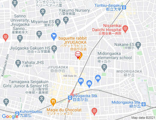 上海屋  IN CHÁ 印茶 自由が丘店 / インチャの地図 - クリックで大きく表示します